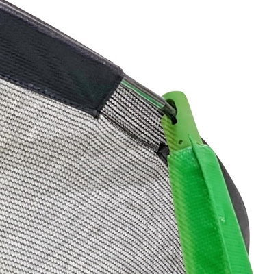 Cama elastica Mas Games Premium 244 con red, escalera y anclajes sin cubierta 